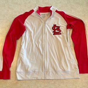 Women's XL Full Zip St. Louis Cardinals Cotton Blend Jacket